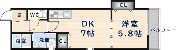 エム・ステージ小路東の物件間取画像